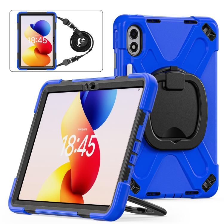 Silicone Hybrid PC Tablet Case with Holder & Shoulder Strap, For Xiaomi Redmi Pad 2 Pro 12.1 2026