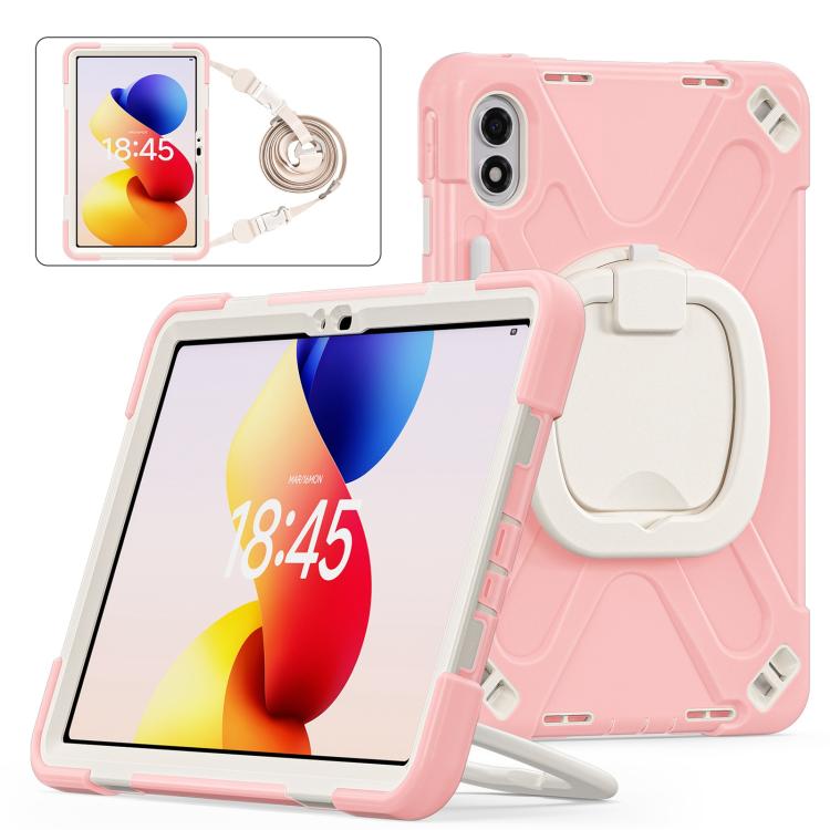 Silicone Hybrid PC Tablet Case with Holder & Shoulder Strap, For Xiaomi Redmi Pad 2 Pro 12.1 2026