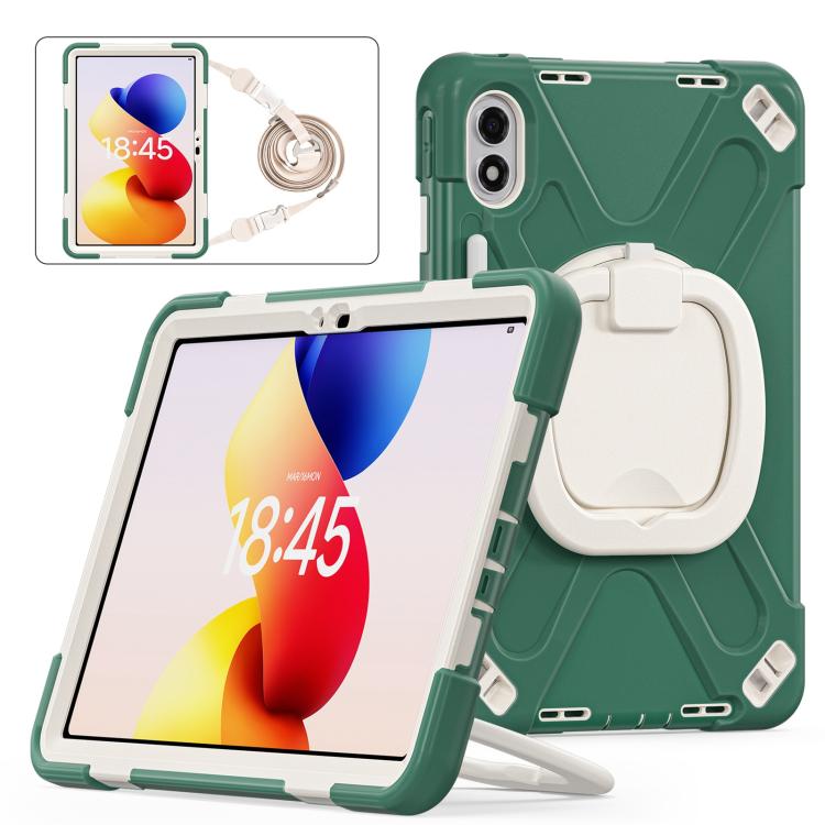 Silicone Hybrid PC Tablet Case with Holder & Shoulder Strap, For Xiaomi Redmi Pad 2 Pro 12.1 2026