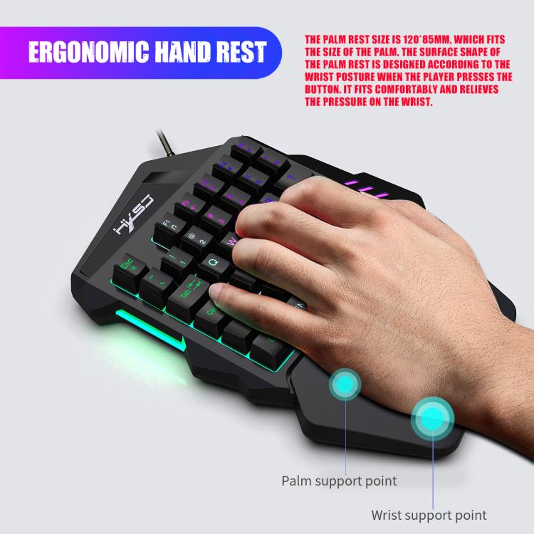 HXSJ Master-P5+V100+A867 Gaming Keyboard and Mouse Adapter Set for PS5, Master-P5+V100+A867