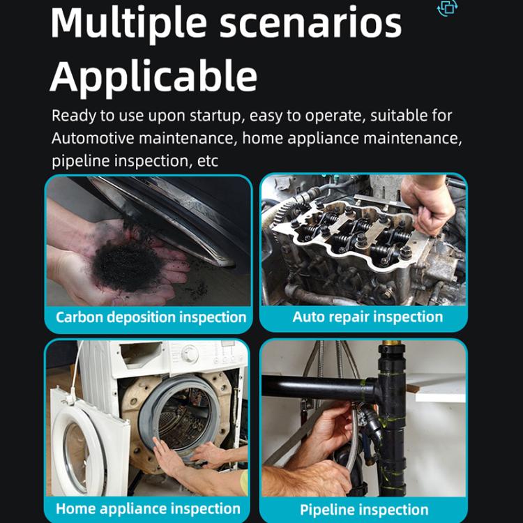 AN112T Type-C IP67 8LEDs 8mm Industry Digital Endoscope, 1m Flexible Cable, 2m Flexible Cable, 3.5m Flexible Cable, 5m Flexible Cable, 10m Flexible Cable, 1m Hard Cable, 2m Hard Cable, 3.5m Hard Cable, 5m Hard Cable, 10m Hard Cable