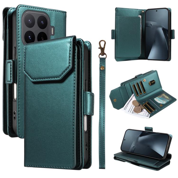 Multi Card Wallet Leather Phone Case with Strap, For Xiaomi Poco C95 Pro, For Xiaomi 17 Max 5G, For Xiaomi 17T Pro 5G Global, For Xiaomi 17T 5G Global