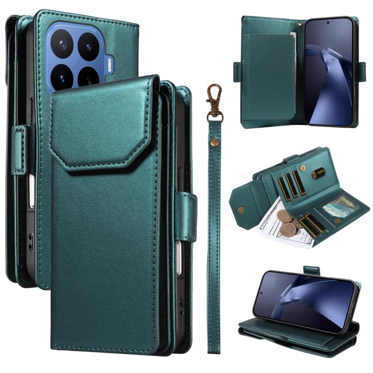 Multi Card Wallet Leather Phone Case with Strap, For Xiaomi Poco C95 Pro, For Xiaomi 17 Max 5G, For Xiaomi 17T Pro 5G Global, For Xiaomi 17T 5G Global