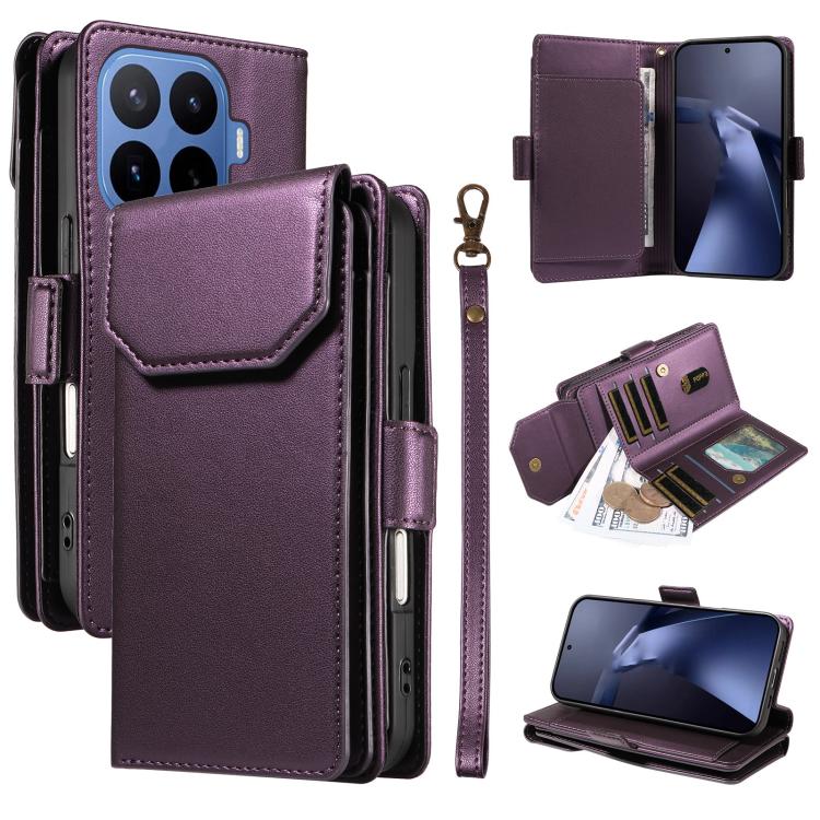 Multi Card Wallet Leather Phone Case with Strap, For Xiaomi Poco C95 Pro, For Xiaomi 17 Max 5G, For Xiaomi 17T Pro 5G Global, For Xiaomi 17T 5G Global