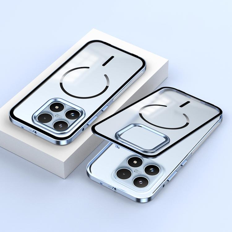 Single-sided Snap Buckle Metal Frame Frosted MagSafe Phone Case, For Xiaomi 17 Max 5G