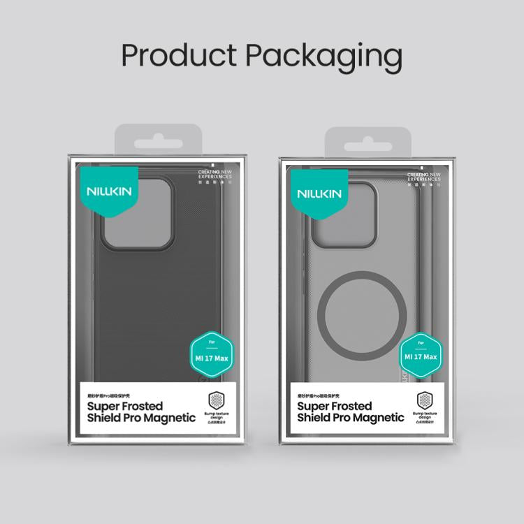 NILLKIN Frosted Shield Pro Magnetic Magsafe Phone Case, For Xiaomi 17 Max 5G, For Xiaomi 17T Pro 5G, For Xiaomi 17T 5G