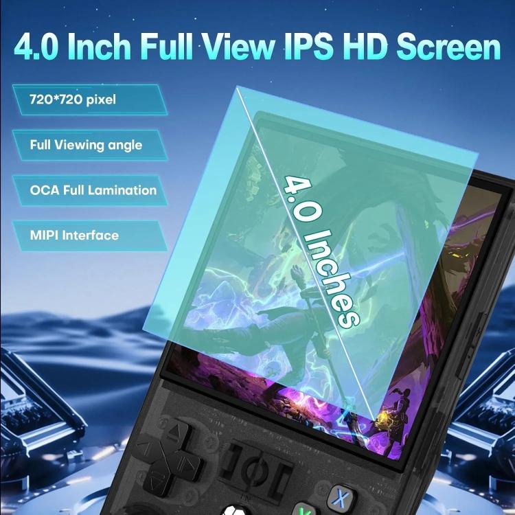 R36 MAX 4-inch IPS HD Handheld Retro Game Console Built-in 18,000+ Games, 64G
