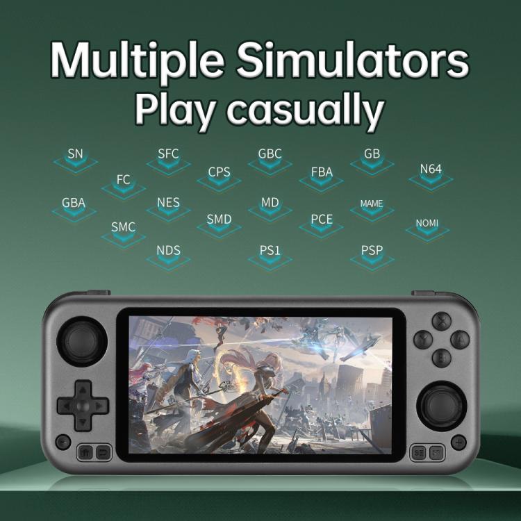 RG3566 5-inch IPS HD Touch Screen Android OS Open Source Handheld Game Console, 64G
