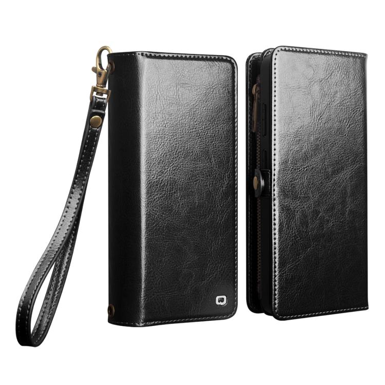 QIALINO 2 in 1 Detachable Leather Handbag Phone Case, For Galaxy S26 Ultra 5G, For Galaxy S25 Ultra 5G
