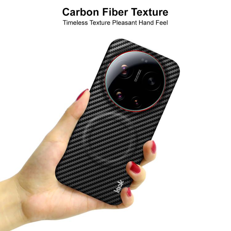 imak Ruiyi Series Red Ring Carbon Fiber Texture Magnetic Phone Case, For Xiaomi 17 Ultra by Leica