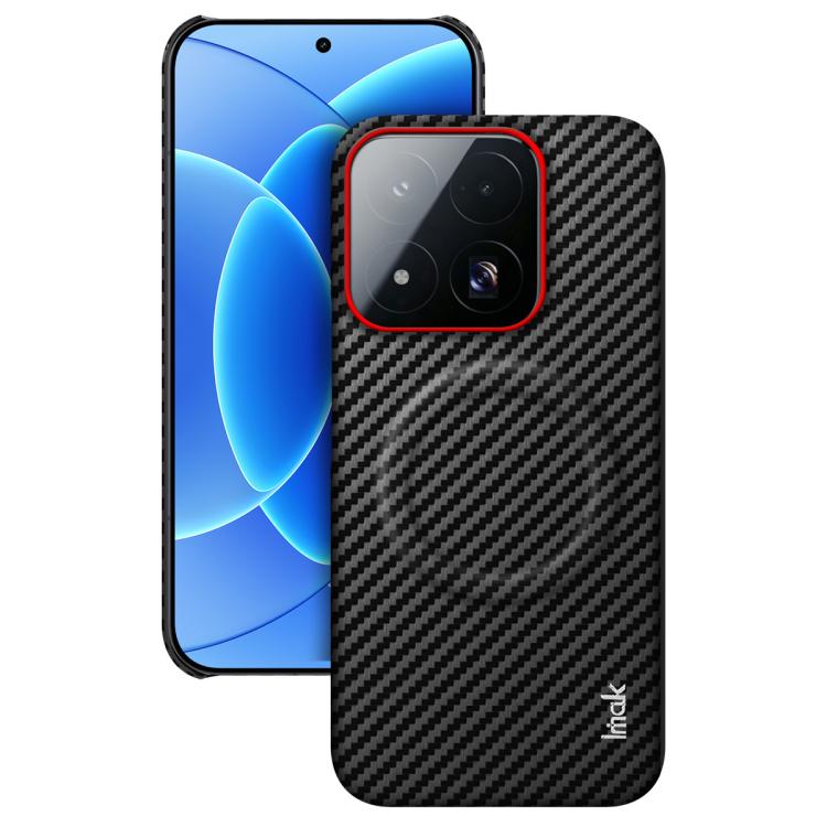 imak Ruiyi Series Red Ring Carbon Fiber Texture Magnetic Phone Case, For Xiaomi 17 Max 5G, For Xiaomi 17T Pro 5G, For Xiaomi 17T 5G, For Xiaomi 17 Ultra by Leica
