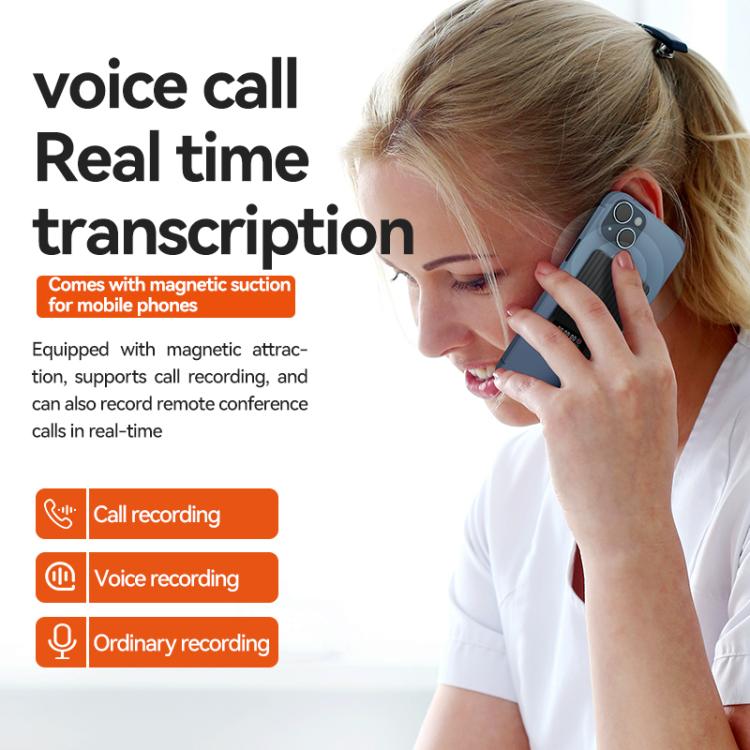 A3P 0.96-inch Right Display Stripe Texture Ultra-thin AI Smart Voice Recorder Support AIREC-APP, 8GB, 16GB, 32GB, 64GB, 128GB, 256GB