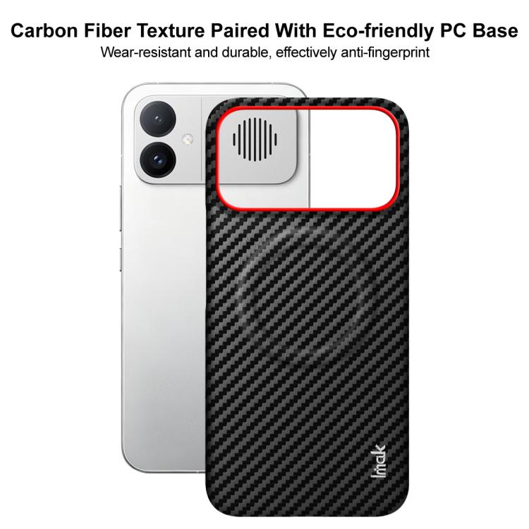imak Ruiyi Series Red Ring Carbon Fiber Texture Magnetic Phone Case, For Redmi K90 Max 5G, For Redmi Turbo 5 Max 5G / Poco X8 Pro Max 5G, For Redmi Turbo 5 5G / Poco X8 Pro 5G, For Redmi K90 Pro Max / Poco F8 Ultra 5G, For Redmi K90 / Poco F8 Pro 5G