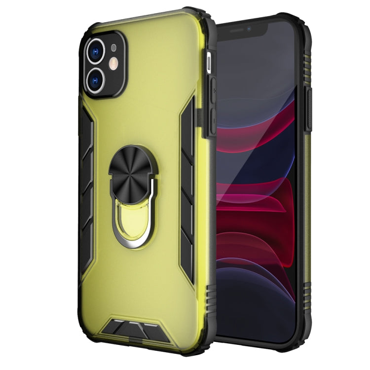 Magnetic Frosted PC + Matte TPU Shockproof Case with Ring Holder, For iPhone 11 Pro, For iPhone 11, For iPhone 11 Pro Max, For iPhone XS / X, For iPhone XS Max, For iPhone XR, For Samsung Galaxy Note20, For Samsung Galaxy Note20 Ultra