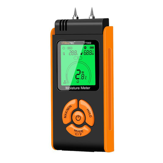 YT302 Metal Probes Eood Moisture Meter Supports Temp & RH Testing, YT302