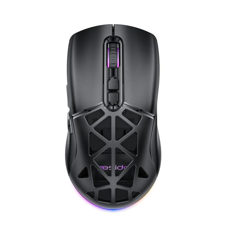 Yesido KB46 Wired 2.4G Bluetooth RGB 3 Modes Rechargeable Mouse