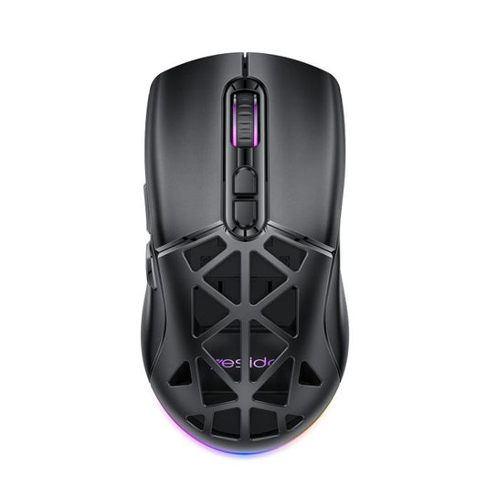 Yesido KB46 Wired 2.4G Bluetooth RGB 3 Modes Rechargeable Mouse