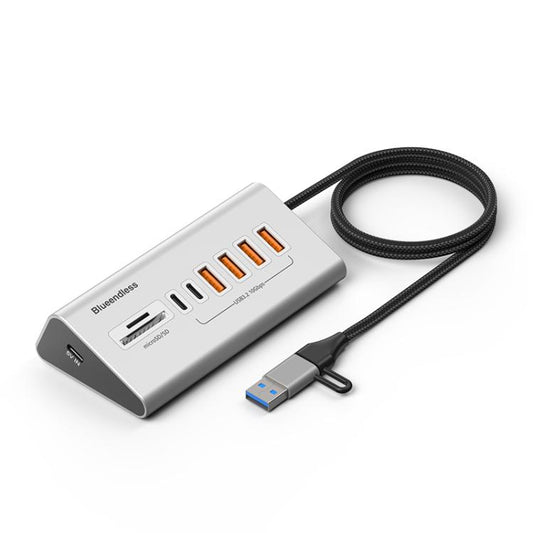 Blueendless HU806 Multifunctional 8 Ports Type-C / USB-C Port HUB Docking Station, 8 Ports Hub