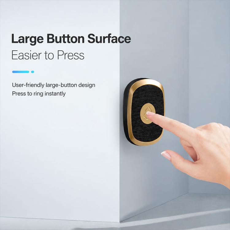 XY-801 Smart Long-distance Elderly Wireless Music Doorbell, US Plug, EU Plug