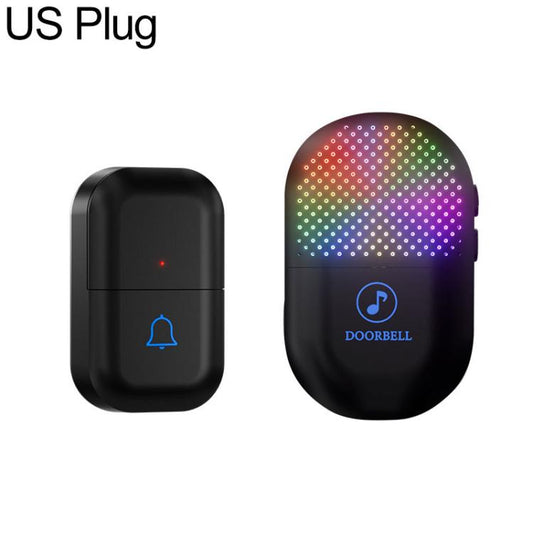 XY-802 Smart Home Wireless Doorbell 433Hz Elderly Wireless Elderly and Patients Emergency Call Button, US Plug, EU Plug