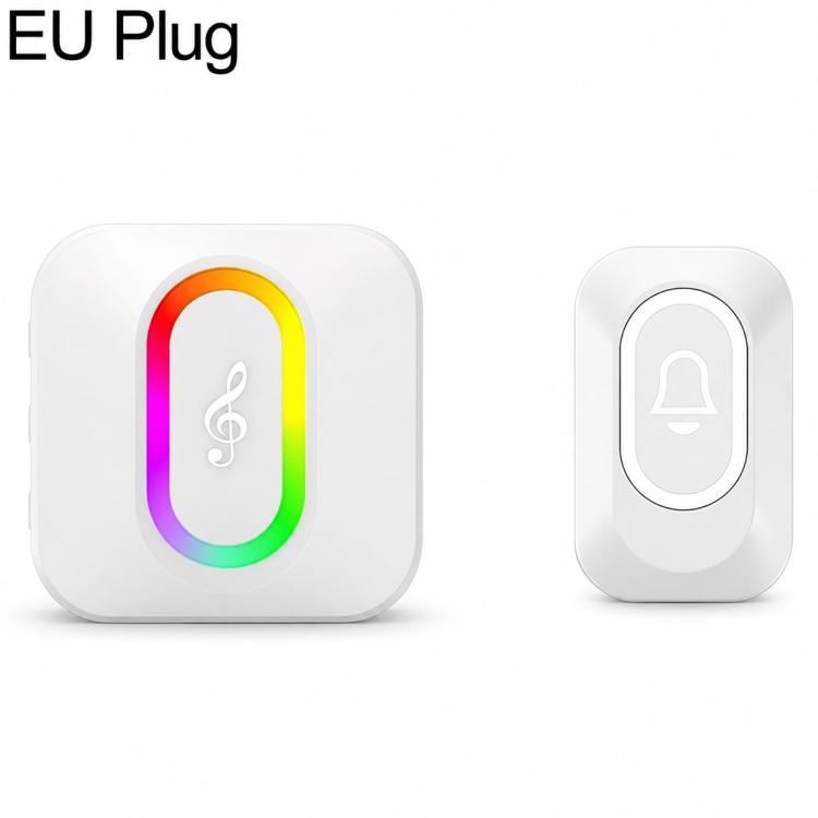 XY-809 Smart Waterproof Home Wireless Doorbell Elderly Wireless Elderly and Patients Emergency Call Button Doorbell, US Plug, EU Plug