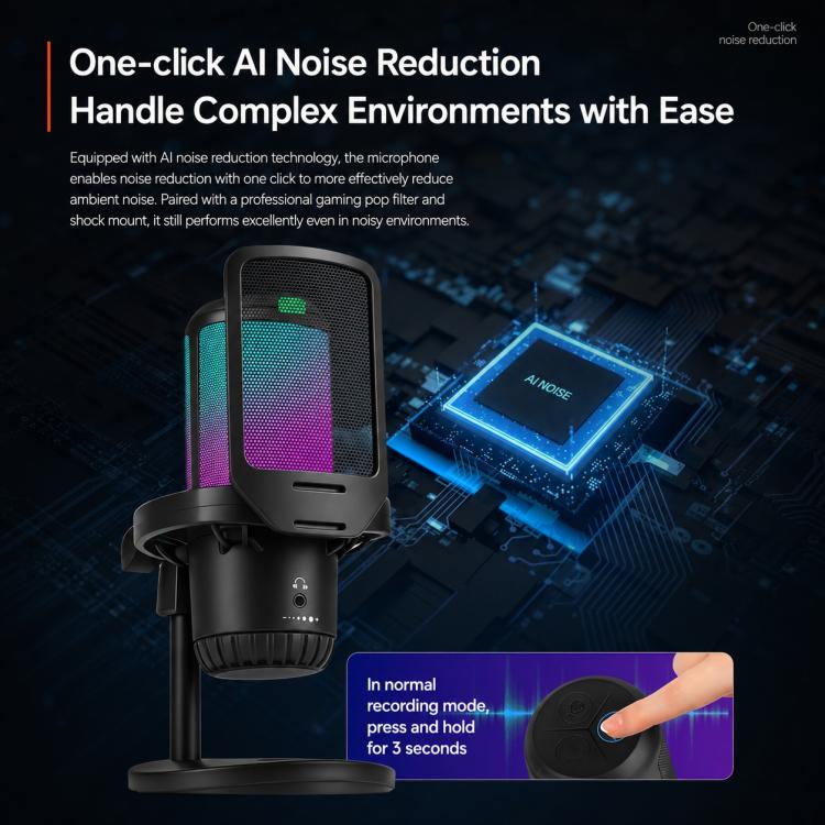 APK005 AI Smart Noise Reduction Condenser Cantilever Microphone, APK005 Cantilever Microphone