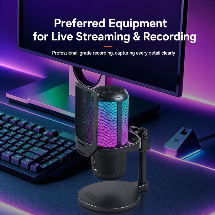 APK005 AI Smart Noise Reduction Condenser Desktop Microphone, APK005 Desktop Microphone