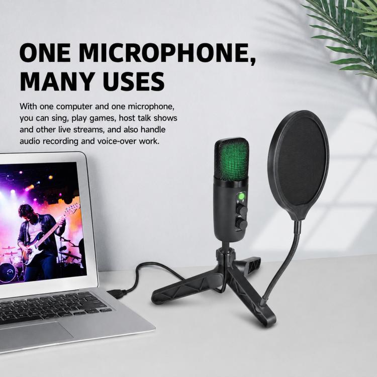 X502 High Sampling USB Condenser Microphone Cantilever Stand Kit, X502 Cantilever Stand Kit(