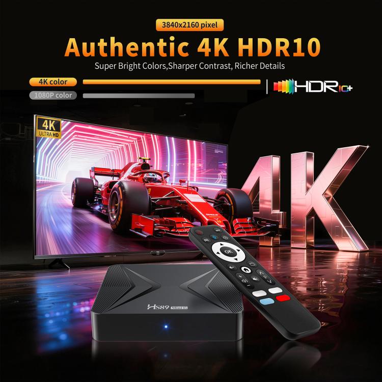 HS89 Mini 15 Android 14 Smart TV Set Top Box, RK3539 Quad-Core Cortex-A55, 2GB+16GB, 4GB+32GB