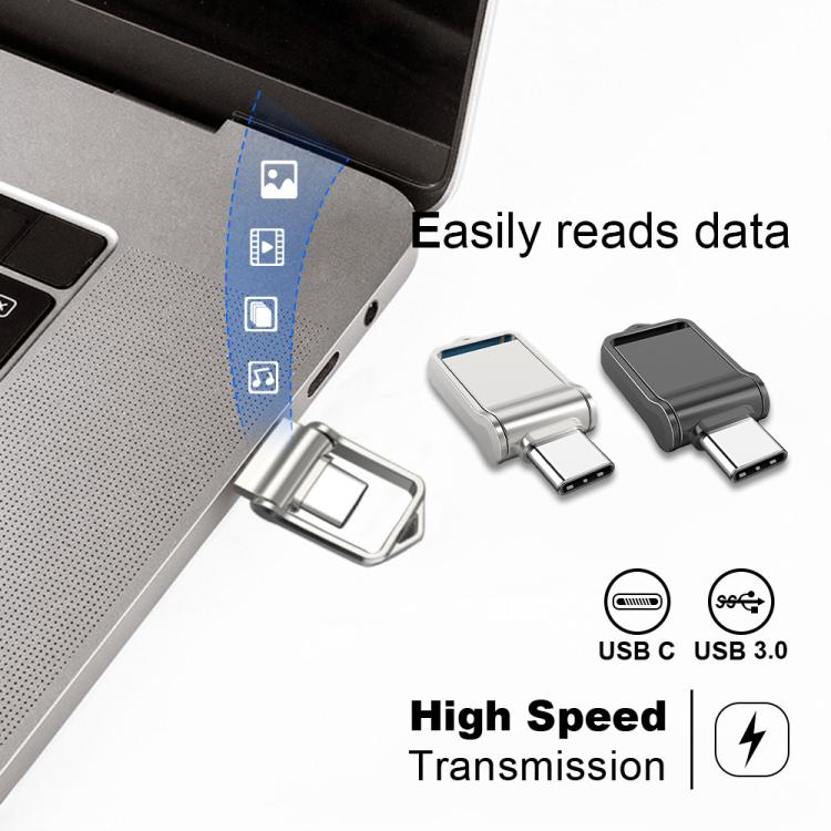 USB 3.0 Type-C High Speed Mini Computer & Phone Dual-purpose Rotary U Disk, Type-C3.0 16GB, Type-C3.0 32GB, Type-C3.0 64GB, Type-C3.0 128GB
