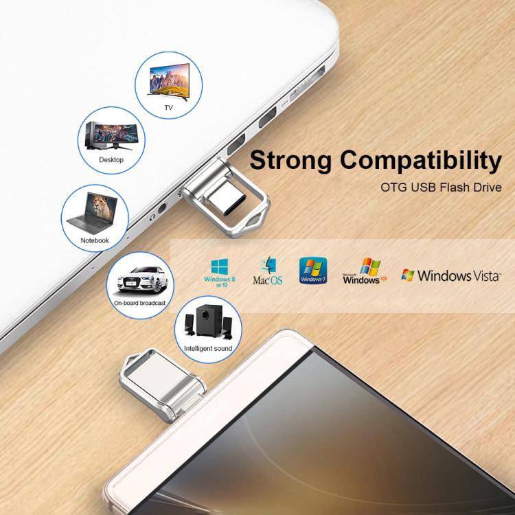 USB 3.0 Type-C High Speed Mini Computer & Phone Dual-purpose Rotary U Disk, Type-C3.0 16GB, Type-C3.0 32GB, Type-C3.0 64GB, Type-C3.0 128GB