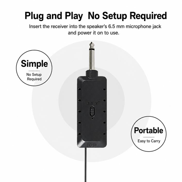 E8 2 in 1 VHF Wireless Noise Reduction Handheld Microphone