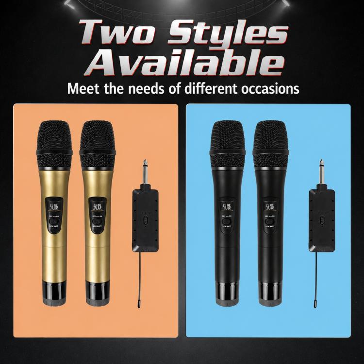 E8 2 in 1 VHF Wireless Noise Reduction Handheld Microphone