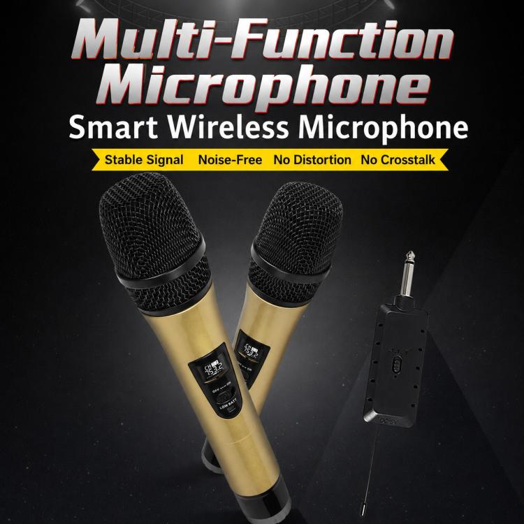 E8 1 to 2 VHF Wireless Noise Reduction Handheld Microphone