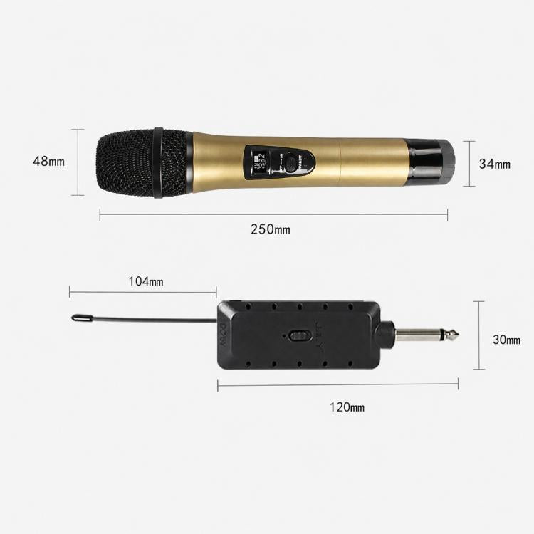 E8 1 to 2 VHF Wireless Noise Reduction Handheld Microphone