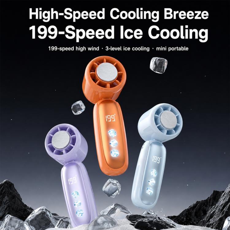 K22 Digital Display High-Speed ??Cooling Handheld Fan