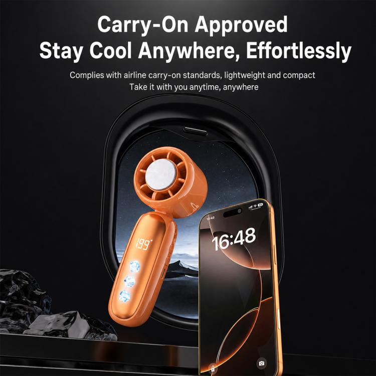 K22 Digital Display High-Speed ??Cooling Handheld Fan