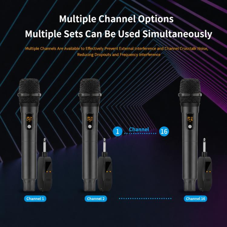 G109 2 in 1 Anti-Feedback 2.4G Wireless Handheld Microphone