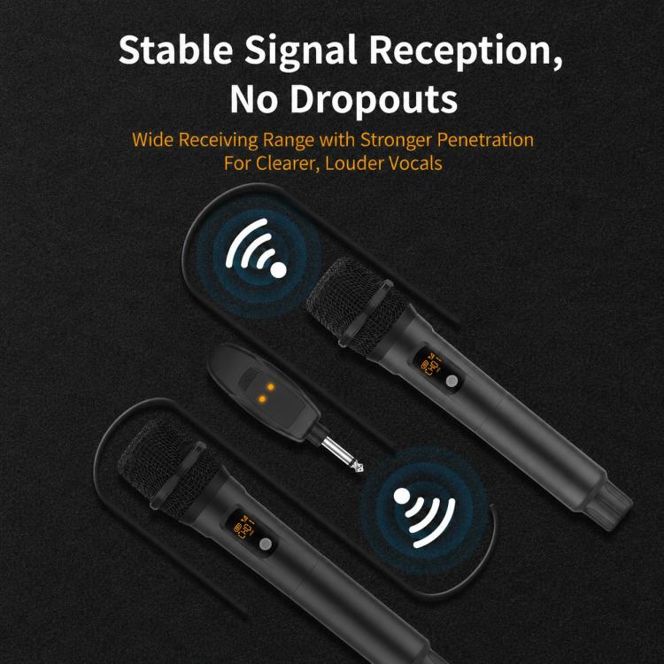 G109 2 in 1 Anti-Feedback 2.4G Wireless Handheld Microphone