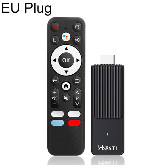 HS86 T1 Android 14 Mini HD TV Stick with Remote Control, 2GB+16GB, RK3518 Cortex-A53 Quad-Core, EU Plug, US Plug, UK Plug, AU Plug