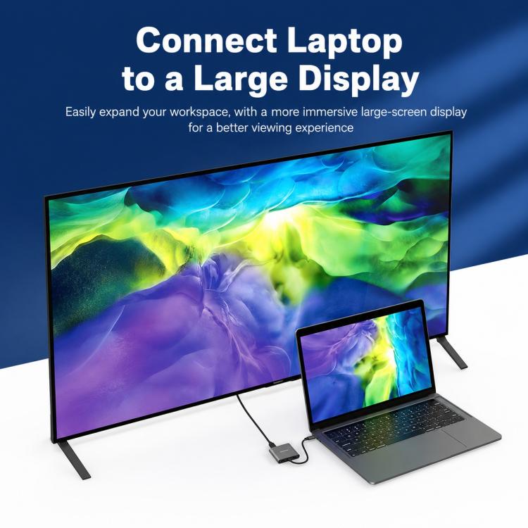 Blueendless HD201 Type-C to Dual HDMI 4K 60Hz Docking Station, HD201