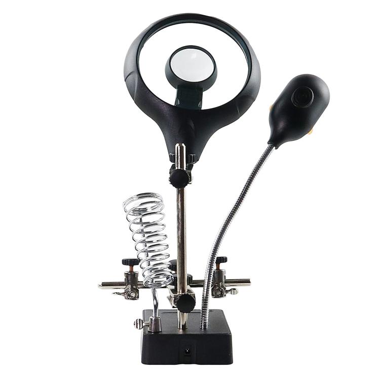 16129-C1 Desktop Welding Repair Stand Magnifying Glass with LED Light, 16129-C1