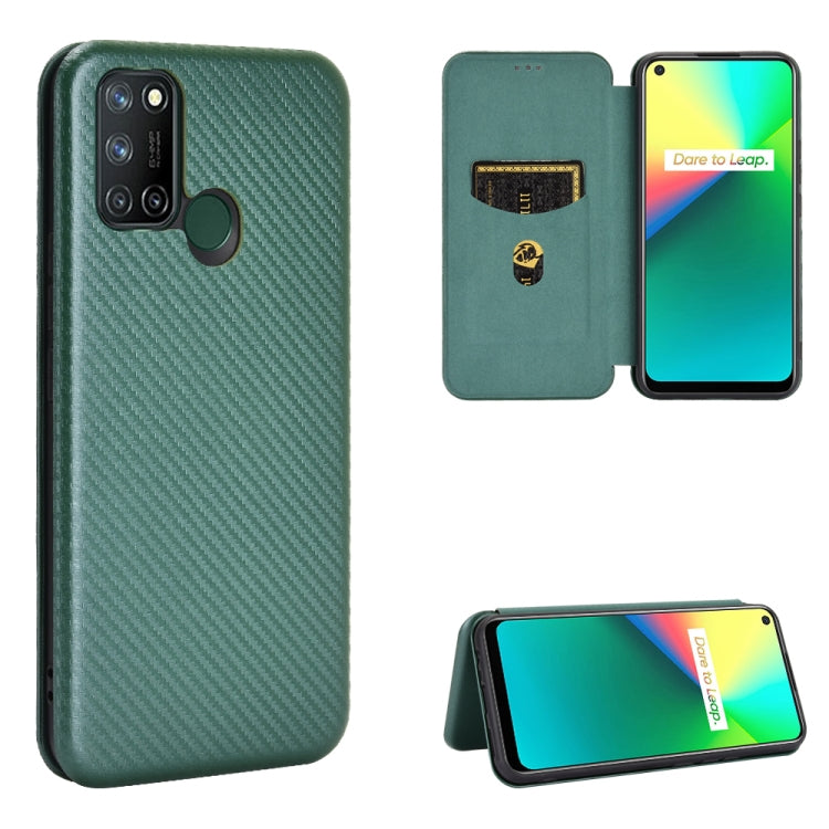Carbon Fiber Texture Magnetic Horizontal Flip TPU + PC + PU Leather Case with Card Slot, For OPPO Realme 7i, For vivo V20 4G (Indian Version), For vivo Y73s, For Asus Zenfone Max (M2) ZB633KL, For Nokia 3.4, For Oukitel C21