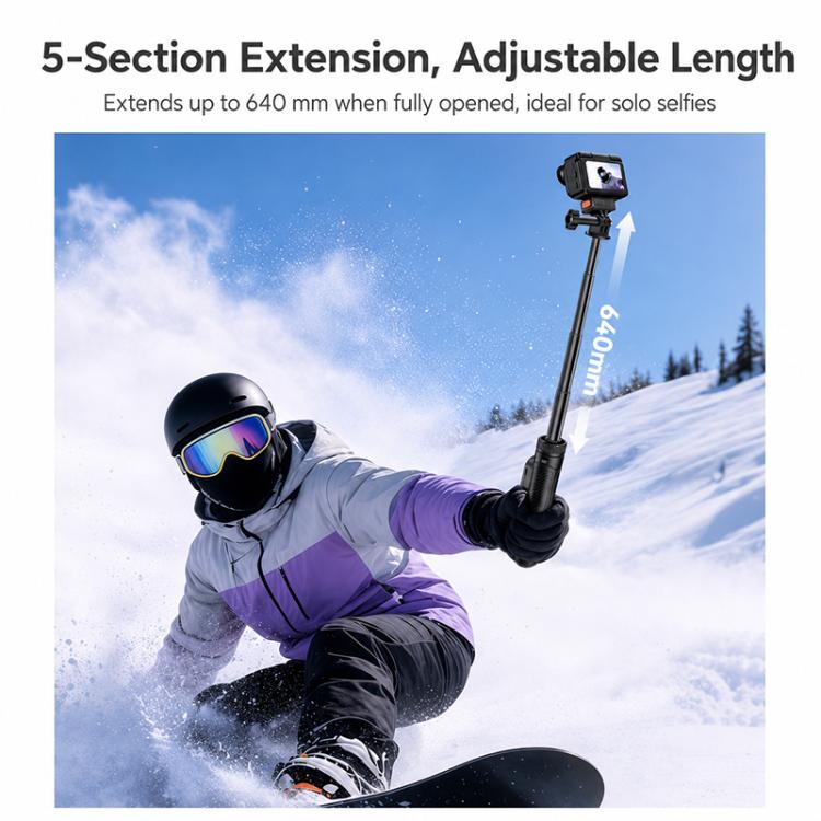 Yesido SF38 Portable 2 in 1 Magnetic Quick-Release Selfie Stick NI, SF38