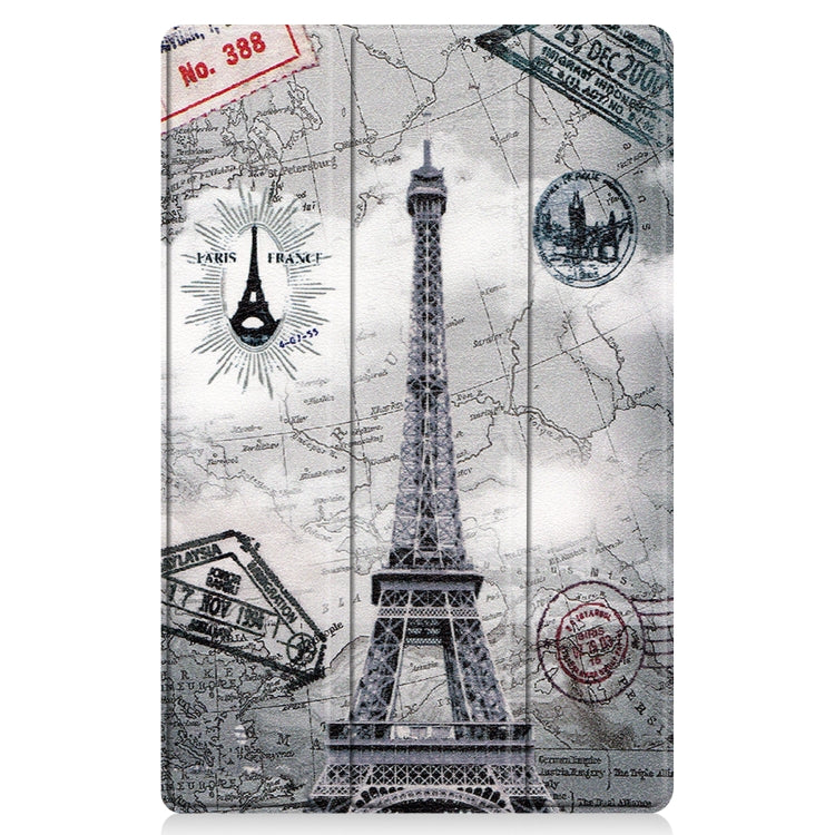 Custer Painted 3-Fold Holder Smart Leather Tablet Case, For Lenovo Tab P11 Pro (TB-XJ706F), For Lenovo Tab P11 TB-J606F / TB-J607Z