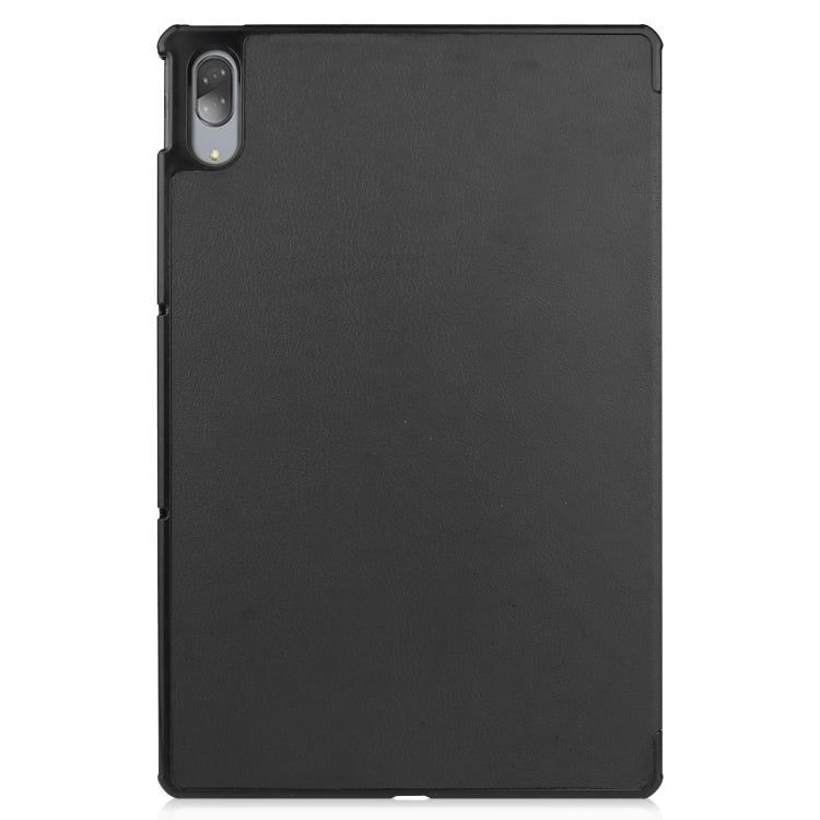 Custer Texture Horizontal Flip Leather Case with Three-folding Holder & Sleep / Wake-up Function, For Lenovo Tab P11 Pro (TB-XJ706F), For Lenovo Tab P11 (TB-J606F)