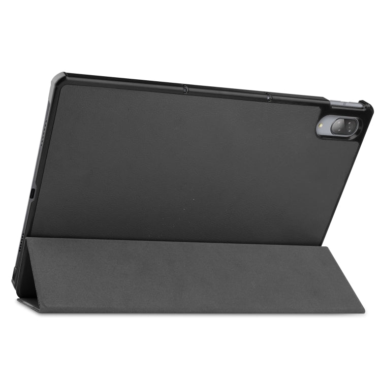 Custer Texture Horizontal Flip Leather Case with Three-folding Holder & Sleep / Wake-up Function, For Lenovo Tab P11 Pro (TB-XJ706F), For Lenovo Tab P11 (TB-J606F)