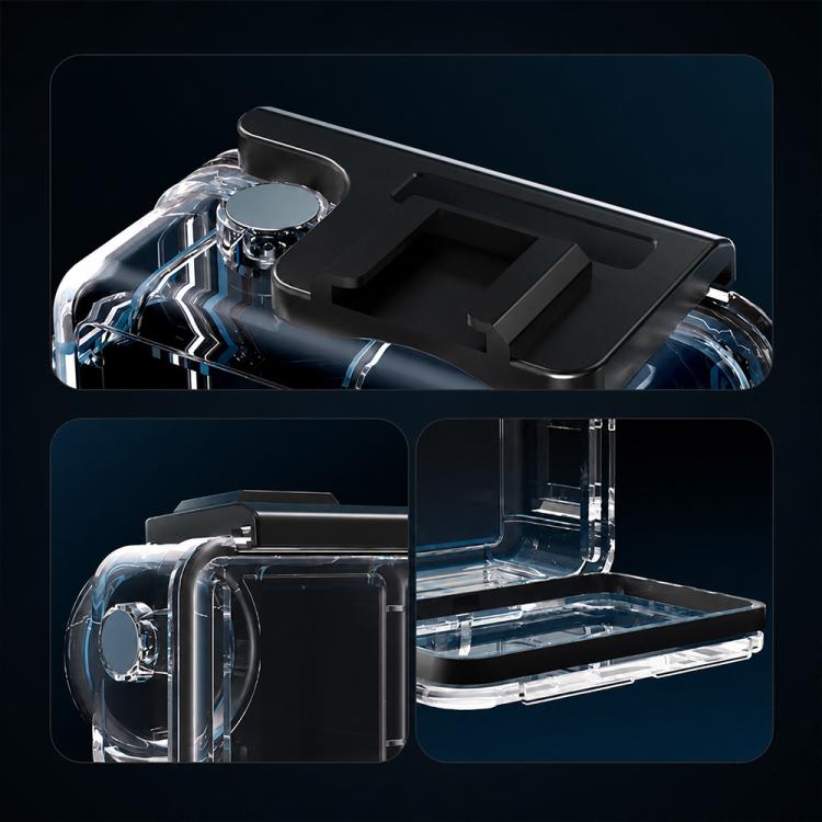 Waterproof Housing 60m Underwater Cameras Cover with Buoyancy Bar, For DJI Osmo Action 6, For DJI Osmo Action 5 Pro / 4 / 3