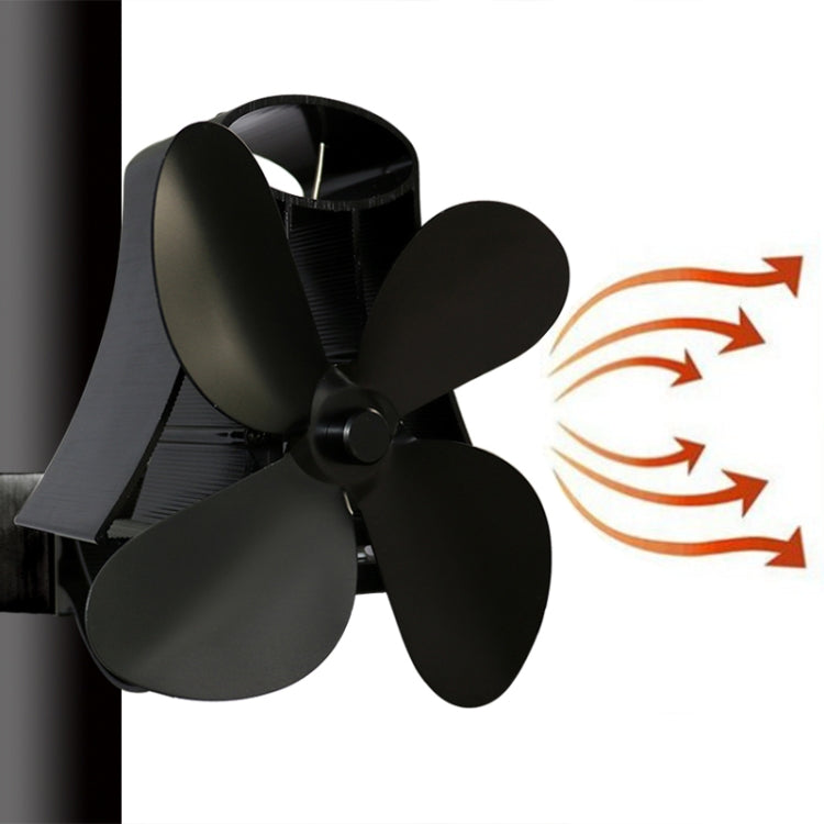 YL-105 4-Blade Aluminum Heat Powered Fireplace Stove Fan, YL-105 (Gold), YL-105 (Rose Red), YL-105 (Silver), YL-105(White), YL-105 (Black), YL-105 (Bronze), YL-105 (Grey)