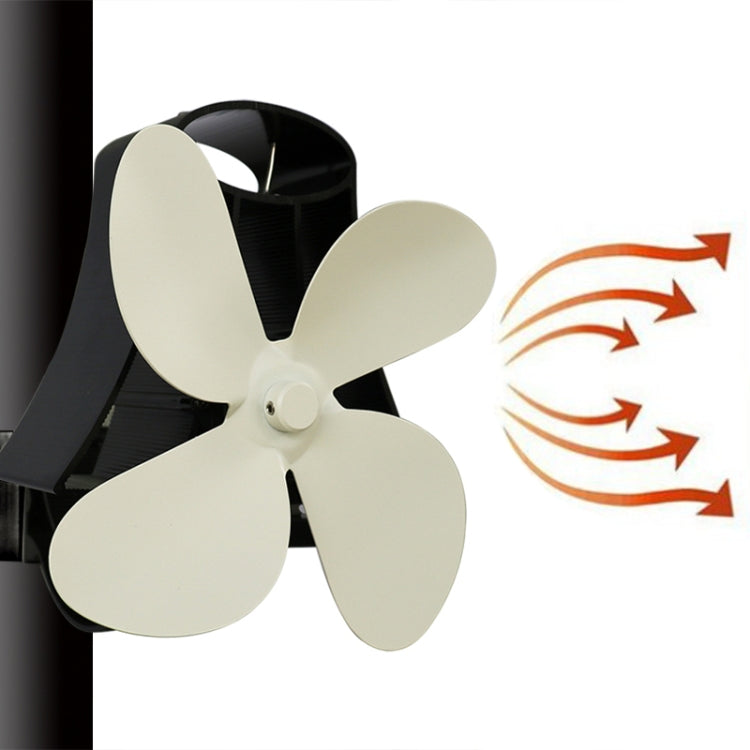 YL-105 4-Blade Aluminum Heat Powered Fireplace Stove Fan, YL-105 (Gold), YL-105 (Rose Red), YL-105 (Silver), YL-105(White), YL-105 (Black), YL-105 (Bronze), YL-105 (Grey)